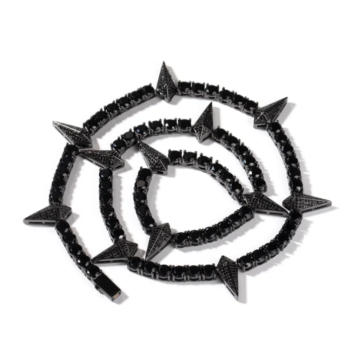 Men's Zircon Pendant Necklace – Modern Minimalist Design