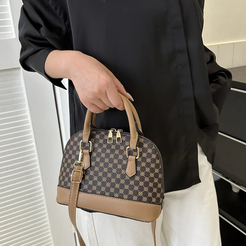 Korean-style small handbag - Women's bag - 2026 summer new trendy casual shoulder bag - Elegant and fashionable shell bag