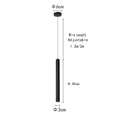 Modern LED Pendant Tube Light – Sleek Nordic Style