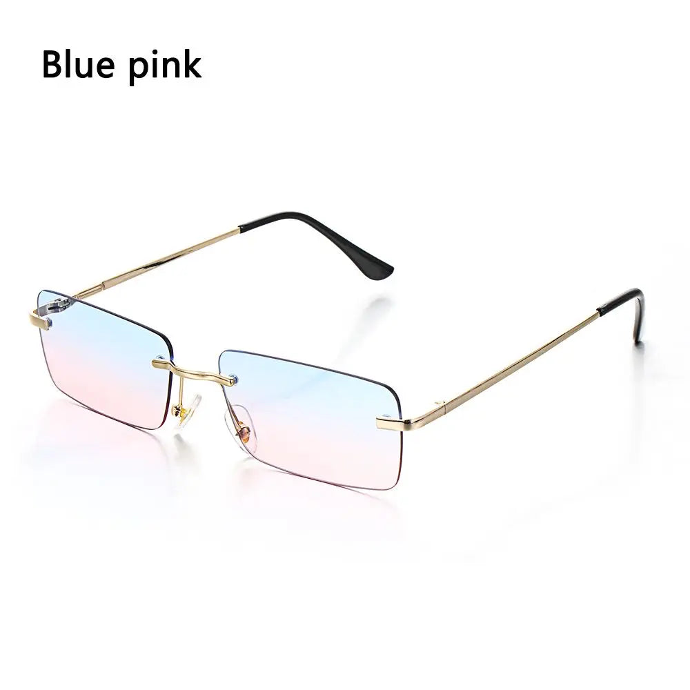 Tangueu Selection - Lunettes de Soleil Rectangle Style Punk et Tendance