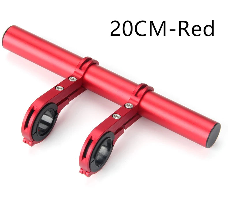 10/20/30cm Bicycle Handlebar Extended Bracket MTB Headlight Mount Extented Bar Road Mountain Bike Handlebar Extender Rack Parts
