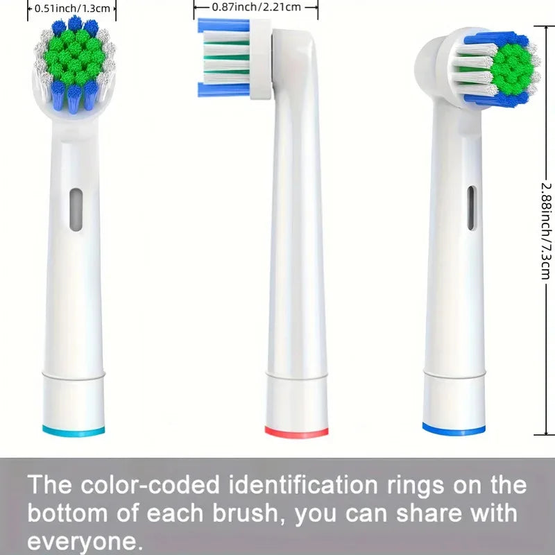 4/12/20 Pcs Replacement Toothbrush Heads Compatible with Oral-B Braun Professional Electric Toothbrush Heads Brush Heads