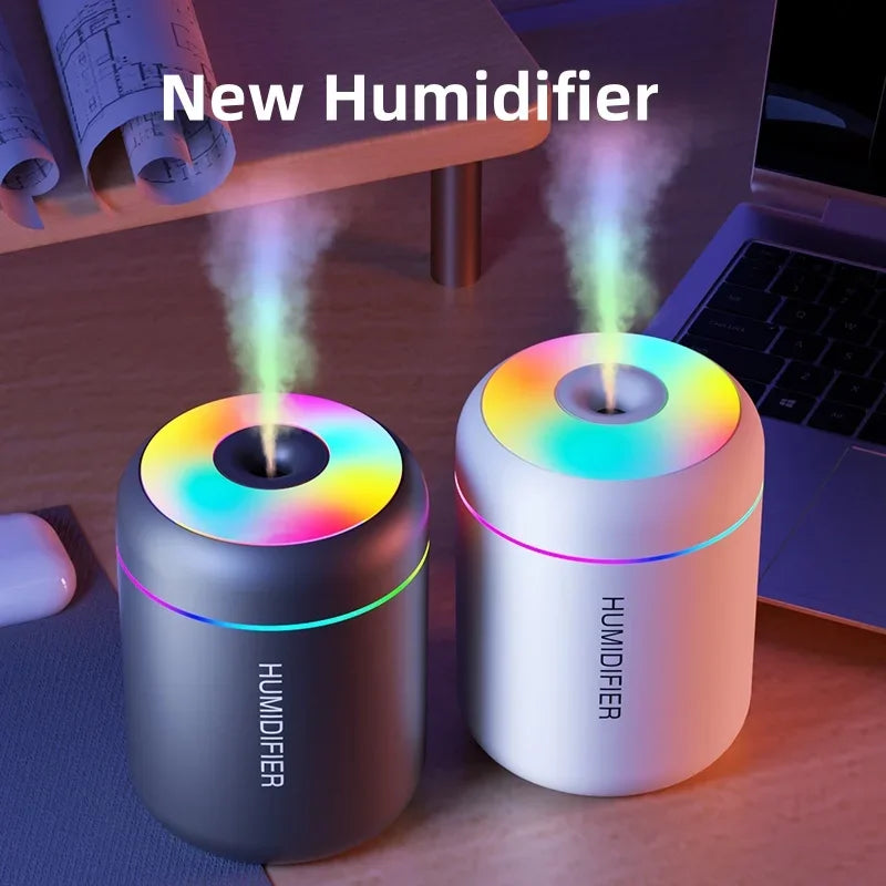 Mini Portable Air Humidifier & Essential Oil Diffuser (180ml)