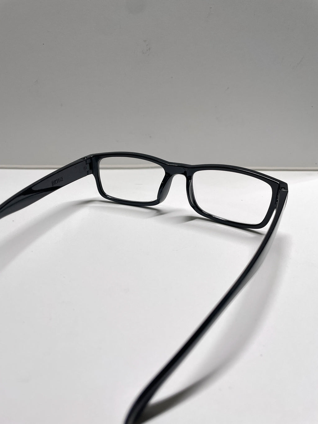 Auto Focus Reading Glasses Black Frame Clear Lens Rectangular PC Material Unisex Men Women for Indoor Home Use