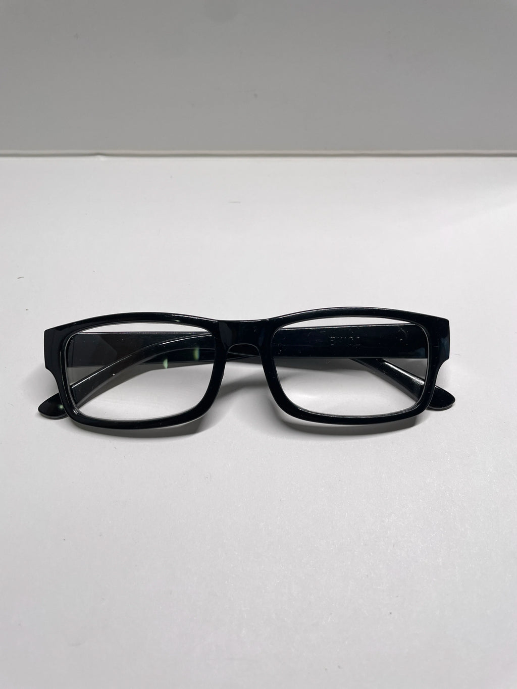 Auto Focus Reading Glasses Black Frame Clear Lens Rectangular PC Material Unisex Men Women for Indoor Home Use