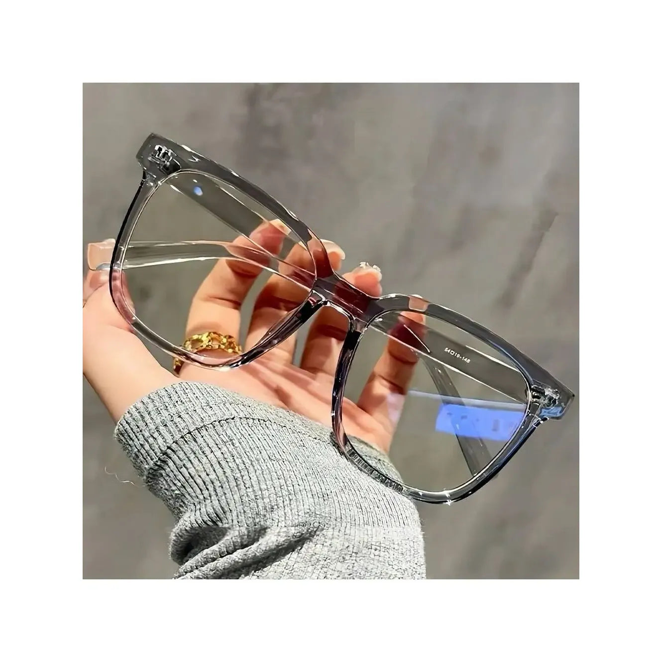 1/2/3 pairs of universal fashion glasses, square-framed glasses, fashionable campus style, clear black frame, back to school