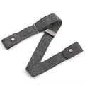 Adjustable Canvas Elastic Waist Band, Comfortable Easy-to-Wear Buckle-Free Belt for Men Women, Suitable for Casual Jeans