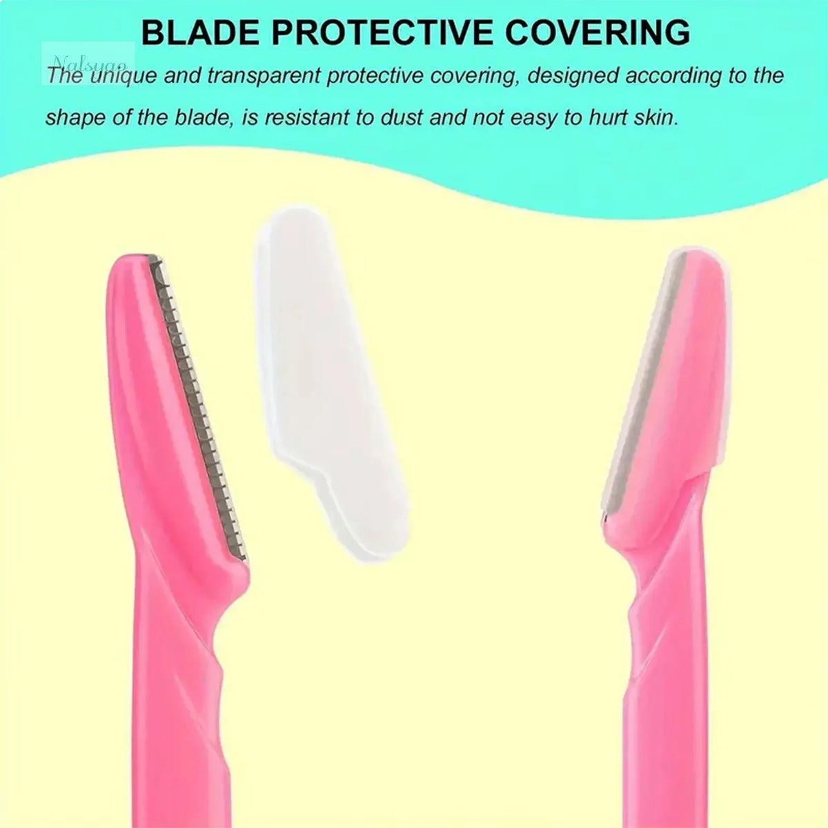 Wholesale 5/10/30/40pcs Trimmer for Women Eyebrow Men Shaver Hair Face Protective Cover Safe Rap