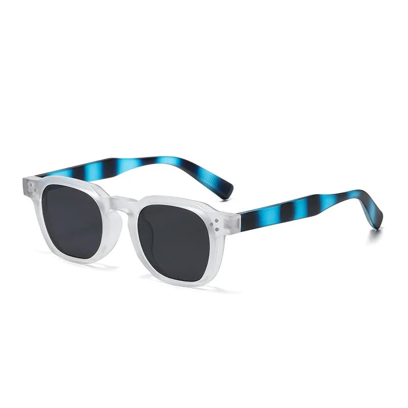 JNPCXI Fashion Vintage Rivet Oval Sunglasses Women Men Luxury Leopard Sun Glasses Anti Blue Light Eyeglasses Frame