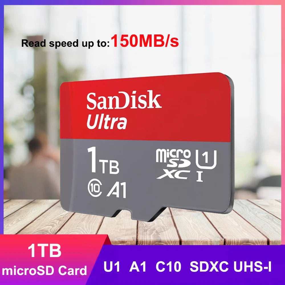 SanDisk Memory Card MicroSD 32GB 64GB 128GB 256GB 512GB 1TB micro SD Card Extreme TF Card Class10 U3 V30 4K UHD A2 micro SDXC