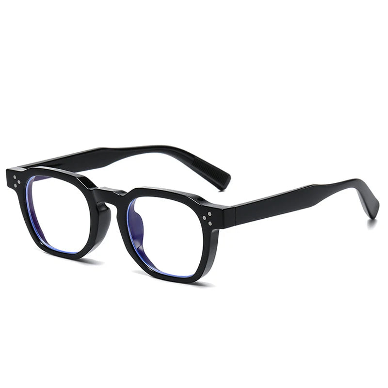 JNPCXI Fashion Vintage Rivet Oval Sunglasses Women Men Luxury Leopard Sun Glasses Anti Blue Light Eyeglasses Frame