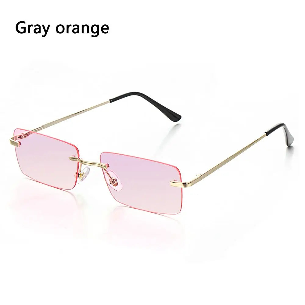 Tangueu Selection - Lunettes de Soleil Rectangle Style Punk et Tendance