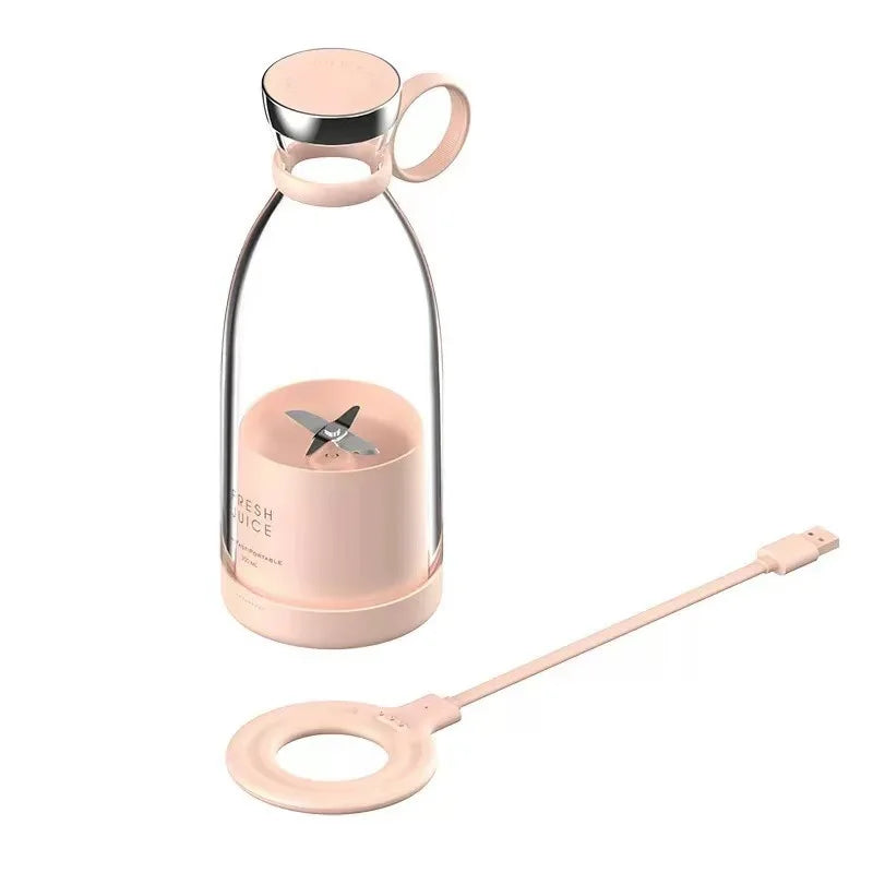 Juicer Cup Portable Rechargeable Electric Blender Mini Fruit Vegetable Smoothie Maker Multifunctional Household Travel Drinkware