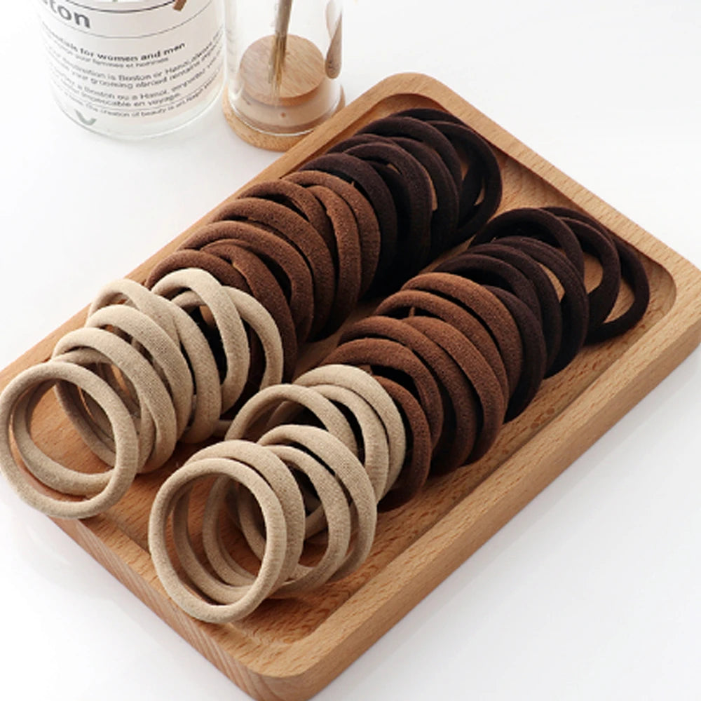 Clearance_20/50/100pcs Kids Elastic Hair Bands Girls Sweets Scrunchie Rubber Band Hair Ties Clips Headband Hair Accessories_Cont