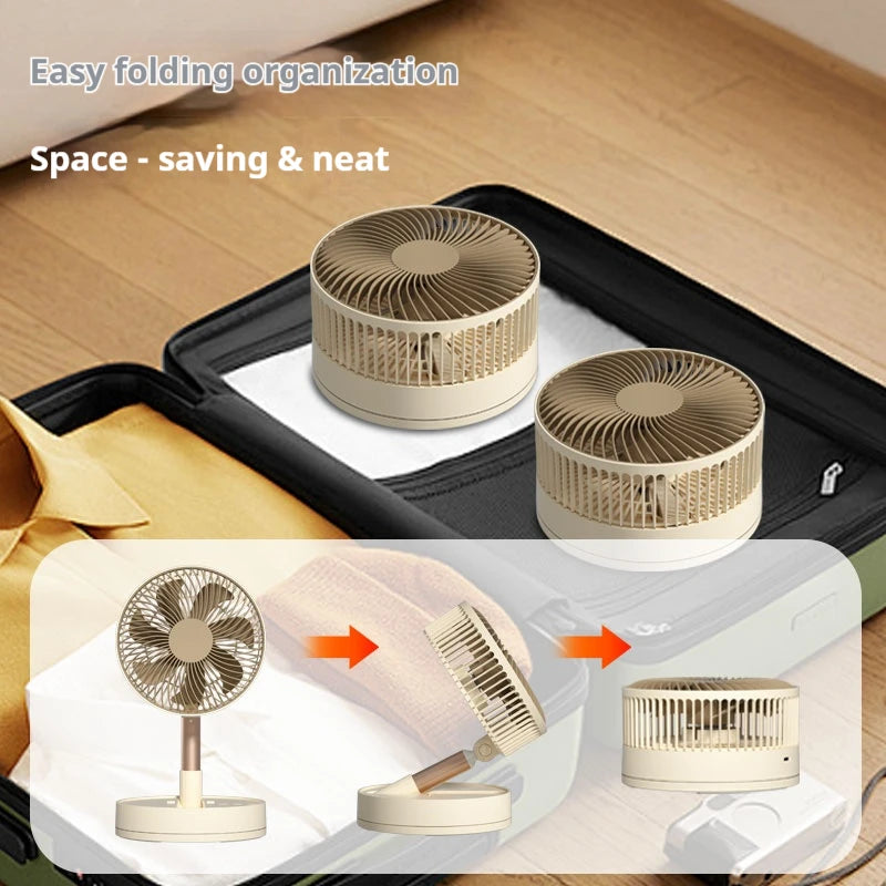 Mini Ventilateur Pliable et Portable avec USB.
