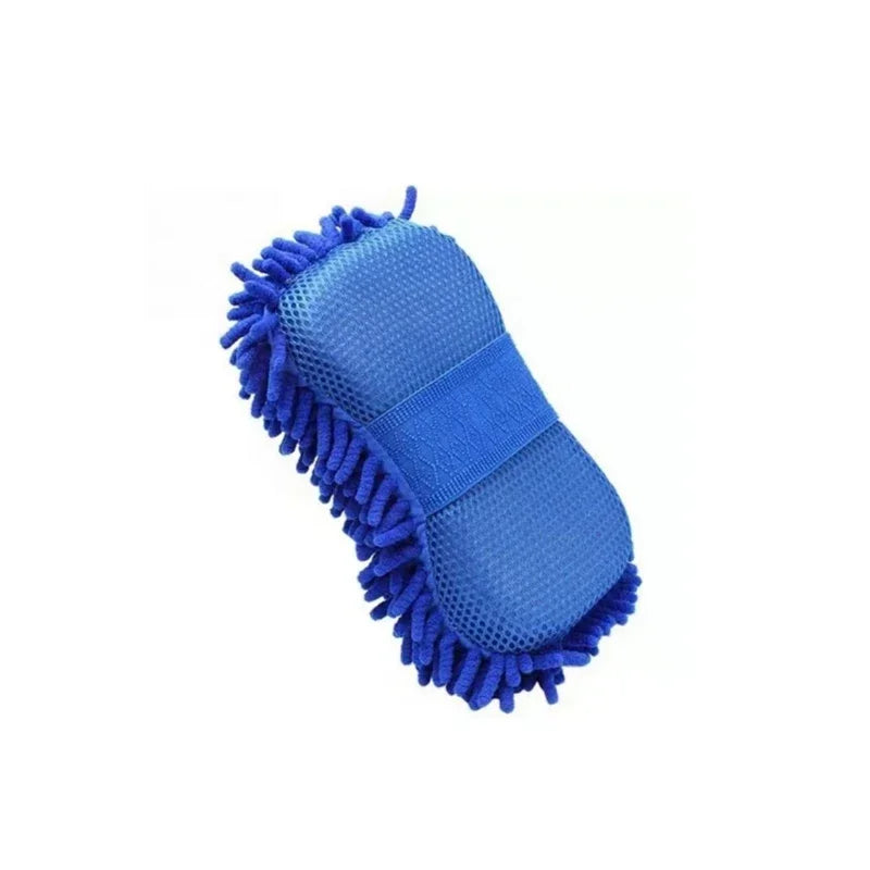 1Pc Car Wash Microfiber Chenille Car Wash Sponge Care Washing Brush Pad Washing Towel Auto Gloves Styling Accessories Gadget