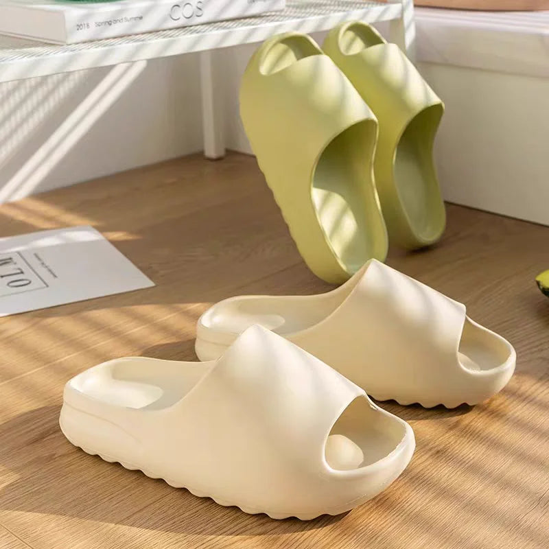 Hot sales Coconut Slippers Cloud Thick-soled Sandals Summer Fashion Soft Bottom Beach Men Slippers Women's Sandals EVA Slides