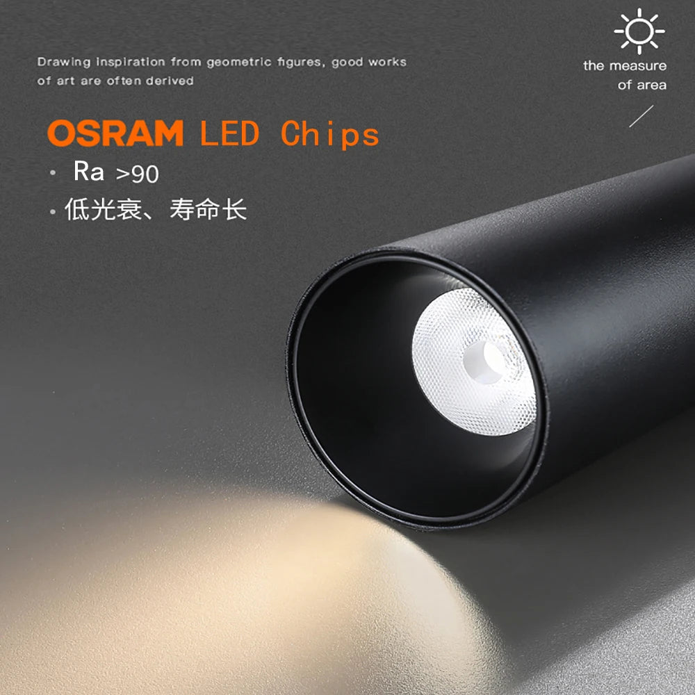 Modern LED Pendant Tube Light – Sleek Nordic Style