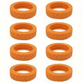 8 pcs Upgraded and Thickened Luggage Wheel Protection Set, Wheel Repair Set, Trailer Luggage Wheel Mute Set