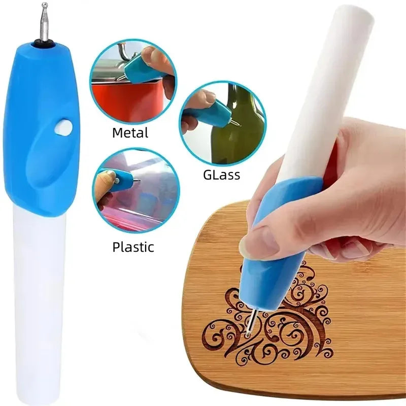 Mini Wireless Engraving Pen for Crafts And DIY Personalized Name Writing Tool Portable Engraver for Home And Garden
