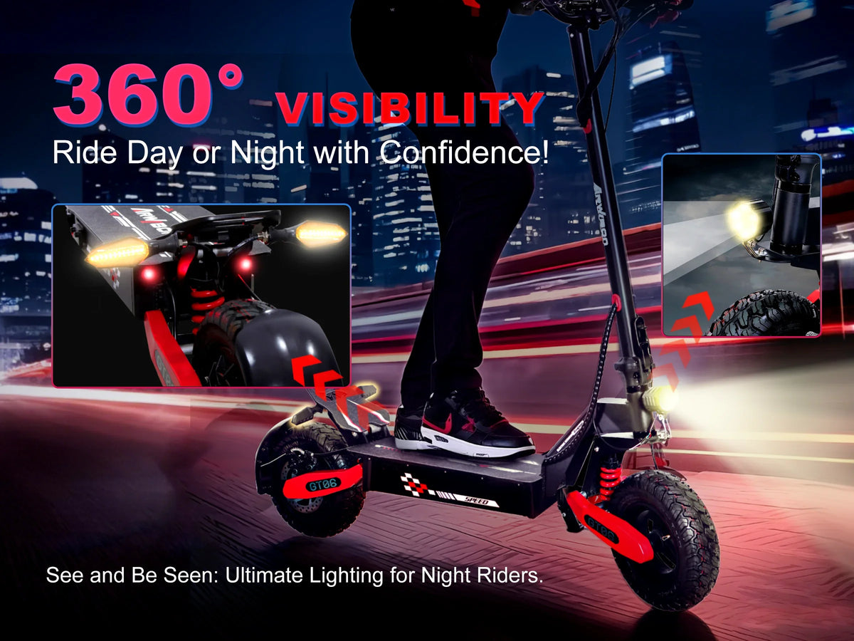 Arwibon GT06 Electric Scooter - 1200W