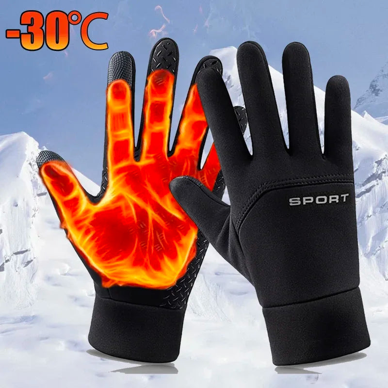 2026 New Model Winter Warm Gloves Touch Screen Windproof Cold-proof Cycling Gloves, Men's Women's Running, Hiking Skiing Gloves