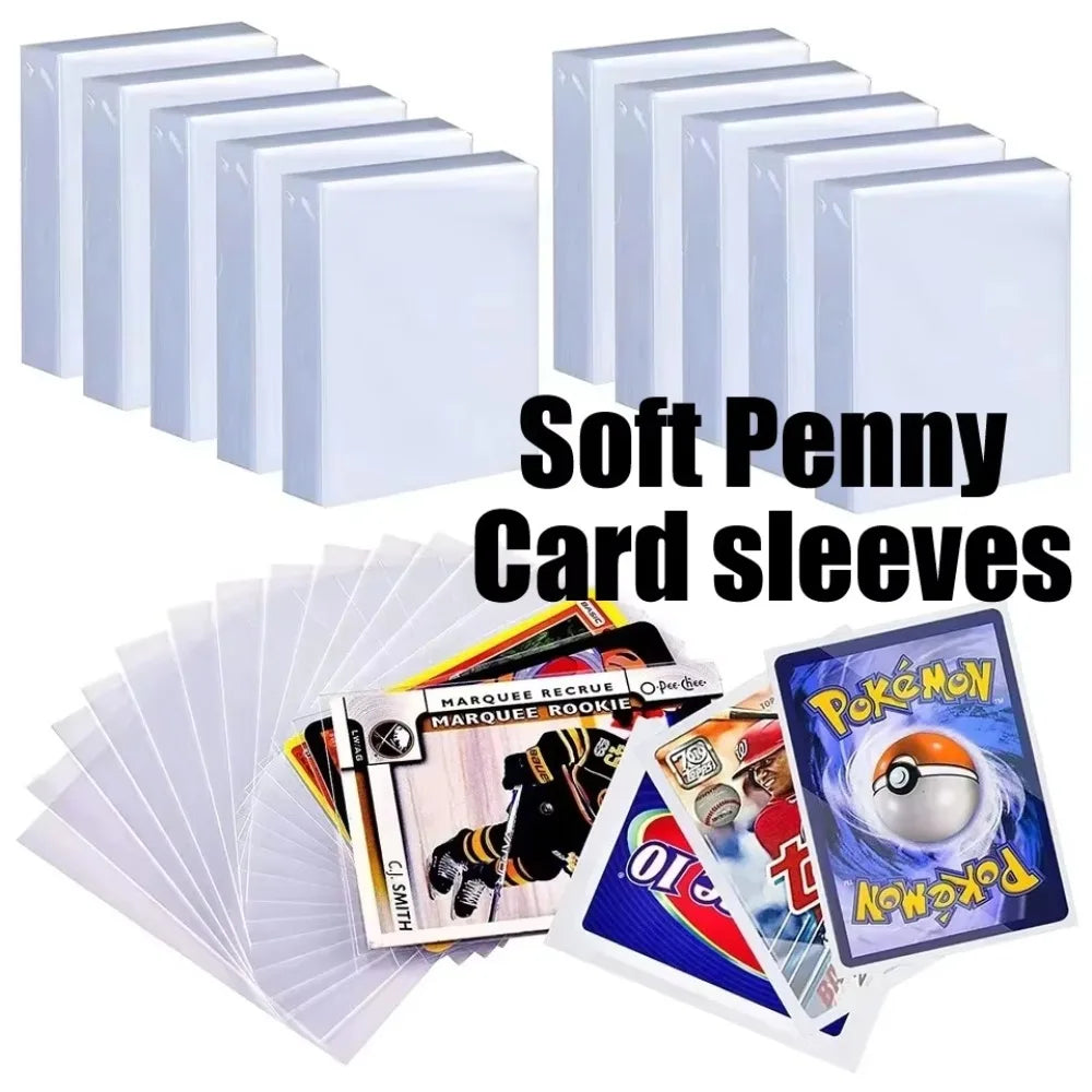 Card Sleeves Hard Soft Card Holder Covered With 2026Protectors For Football Sports Game Card