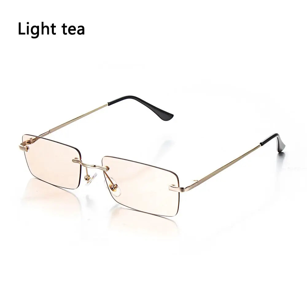 Tangueu Selection - Lunettes de Soleil Rectangle Style Punk et Tendance