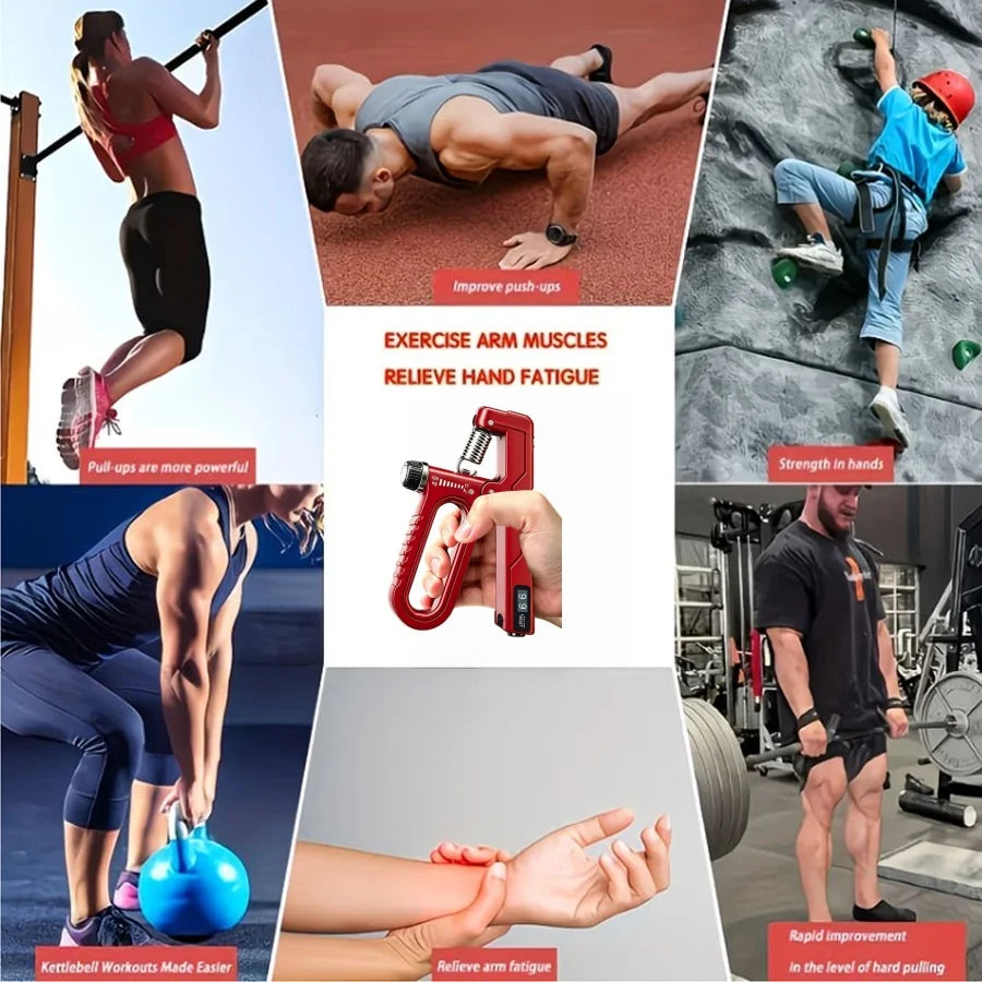 Adjustable Mechanical Counting Grip, Hand Training, Hand Recovery, Hand Strengthening