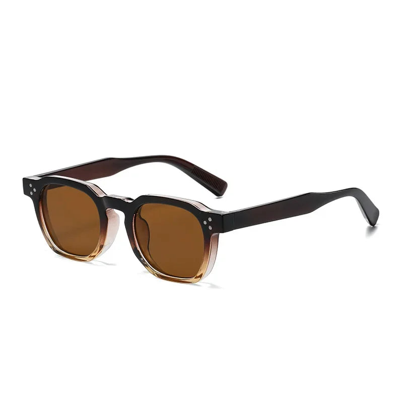 JNPCXI Fashion Vintage Rivet Oval Sunglasses Women Men Luxury Leopard Sun Glasses Anti Blue Light Eyeglasses Frame