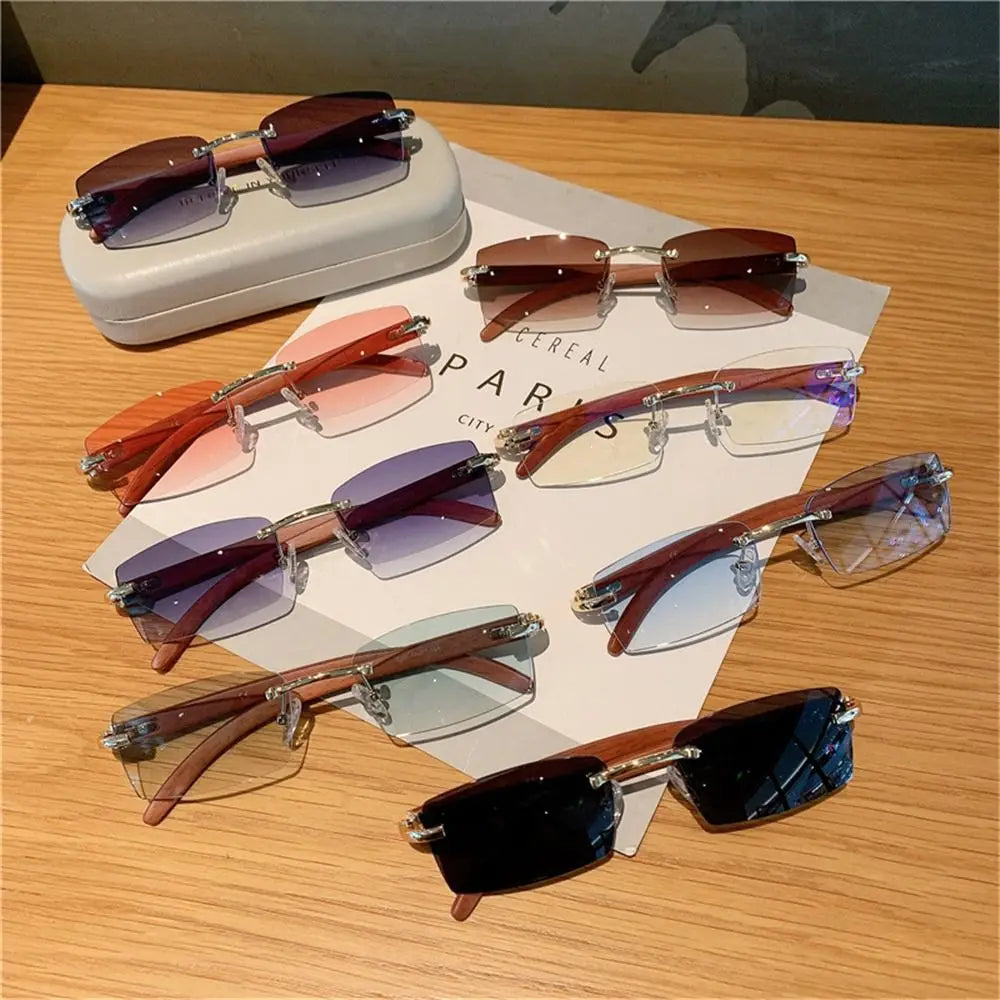 Tangueu Selection - Lunettes de Soleil Rectangle Style Punk et Tendance