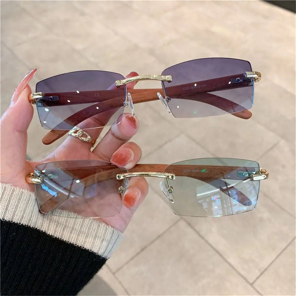 Tangueu Selection - Lunettes de Soleil Rectangle Style Punk et Tendance