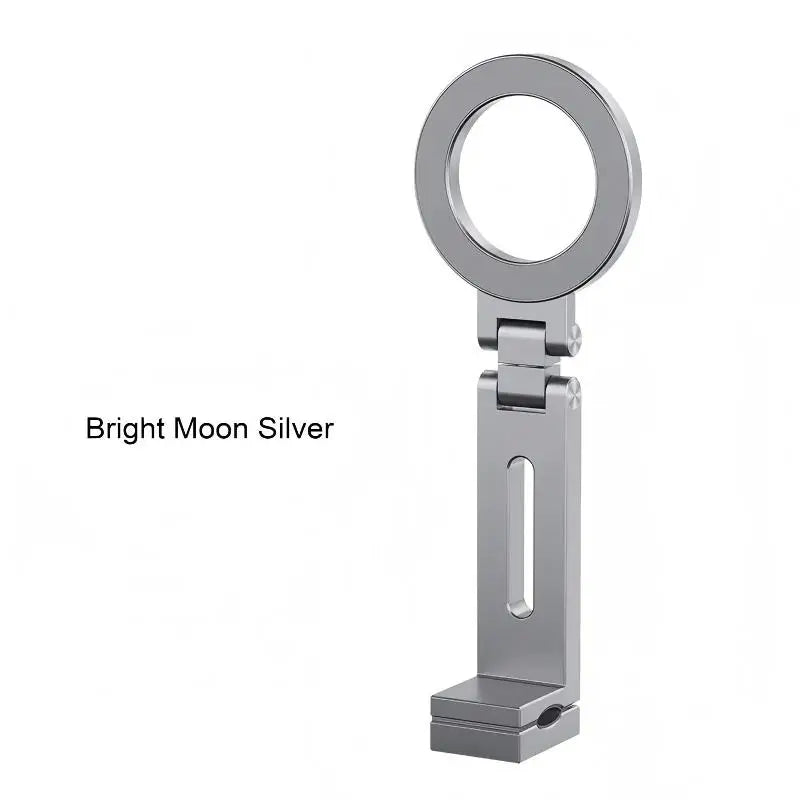 ‌1.7” Magnetic Phone Stand, 360° Rotation, Hands-Free for Airplane, Train, Car — Travel Essential