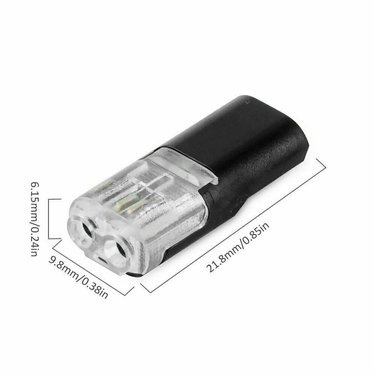 Electric Wire Connector Free Stripping Quick Cable Connectors Dual Line Interconnection Detachable Automotive Terminal Connector