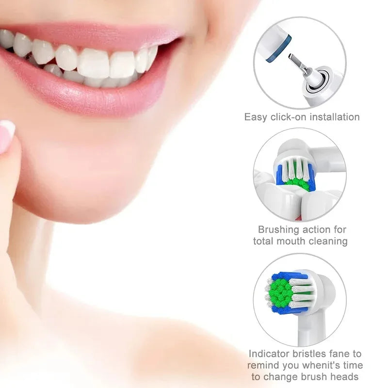 4/12/20 Pcs Replacement Toothbrush Heads Compatible with Oral-B Braun Professional Electric Toothbrush Heads Brush Heads
