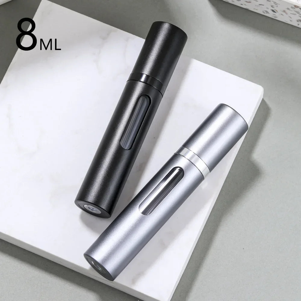 5ml Mini Aluminum Spray Alcochol Empty Refillable Bottle Portable Perfume Atomizer Liquid Container For Cosmetics Traveling