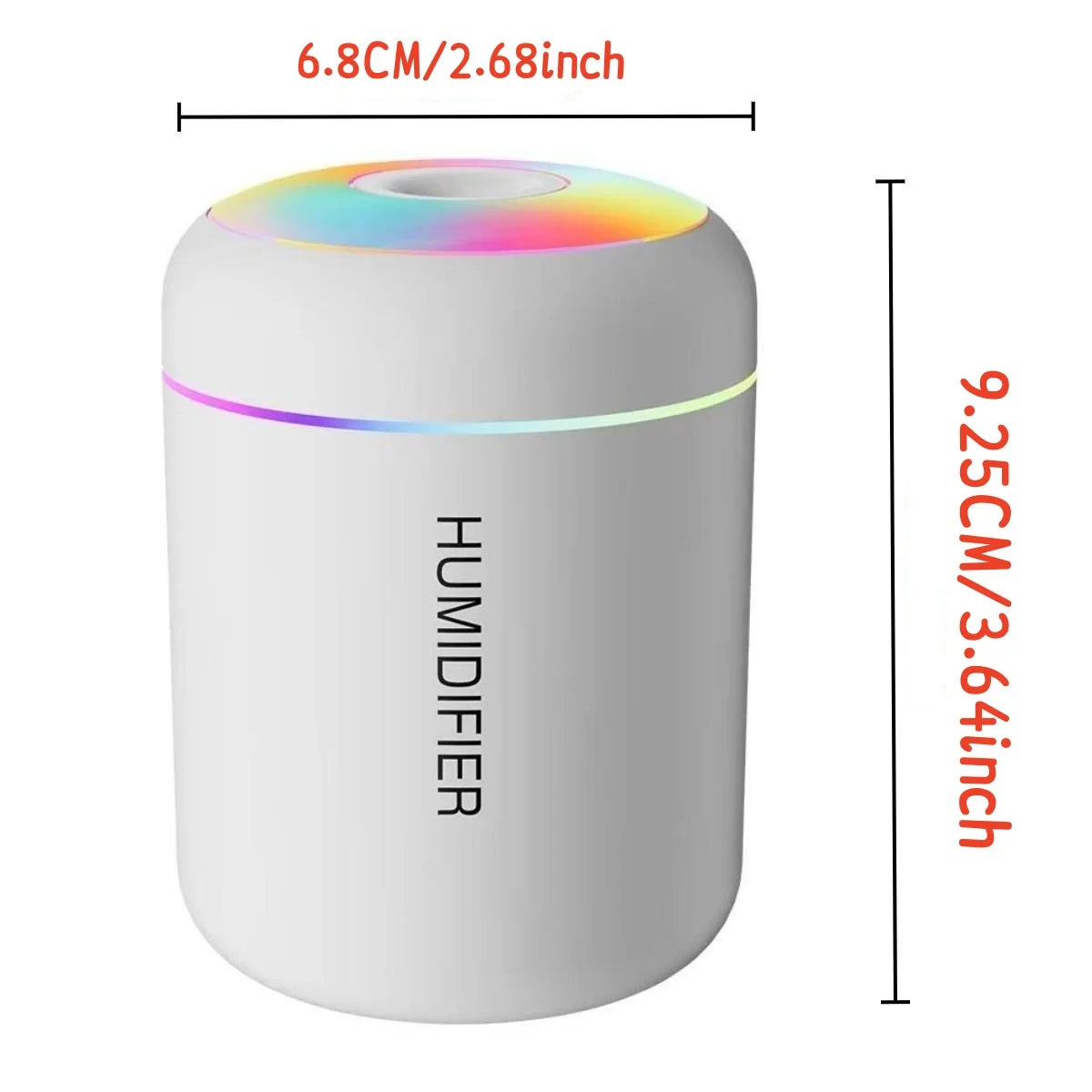 Mini Portable Air Humidifier & Essential Oil Diffuser (180ml)