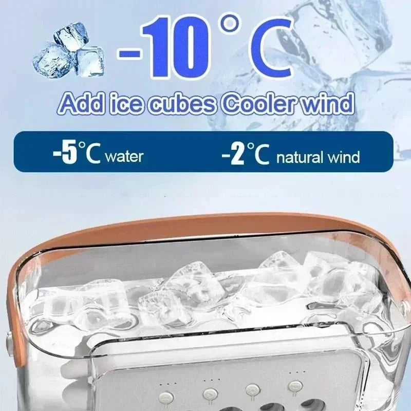 Rafraîchisseur d'air 3-en-1 compact et polyvalent.