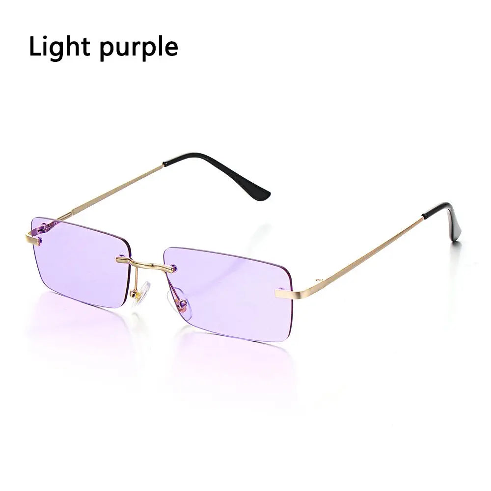 Tangueu Selection - Lunettes de Soleil Rectangle Style Punk et Tendance
