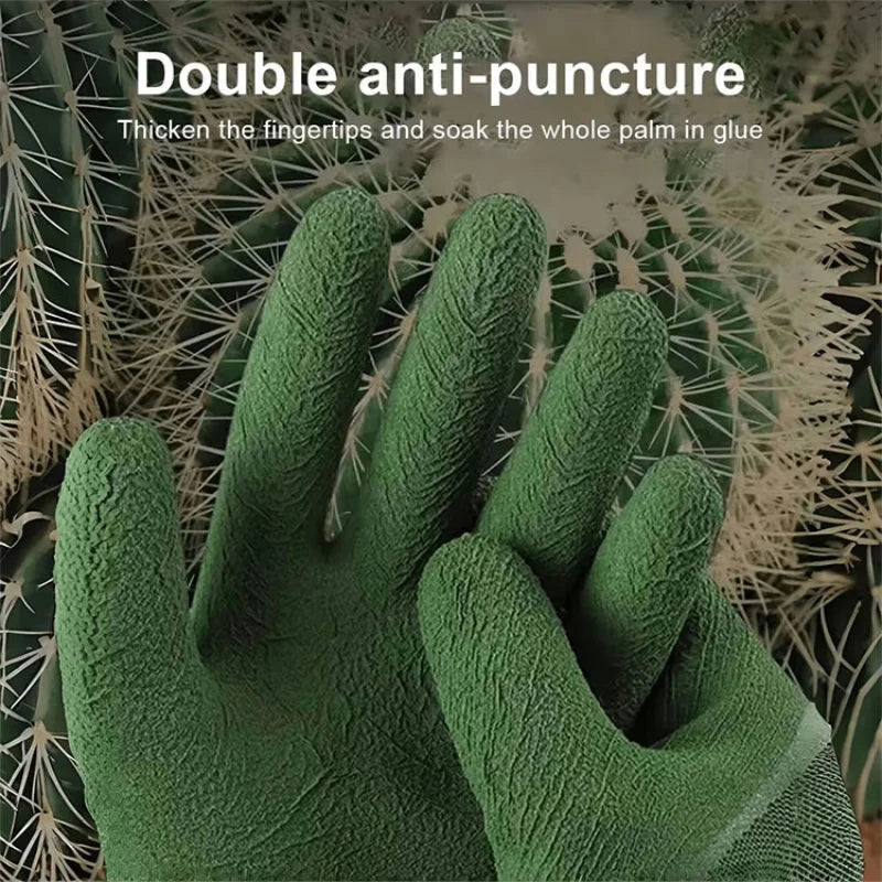 Puncture Resistant Waterproof Gardening Gloves Anti Thorn Rose Pruning Gloves Chestnut Picking Florist Landscaping Garden