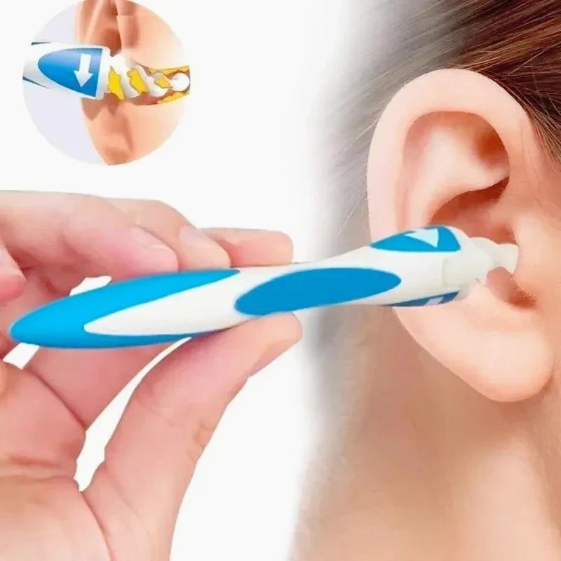 Ear Wax Remover Tool Ear Cleaner with Soft Silicone 16 Replacement Tips Simply To Grab Extract Earwax