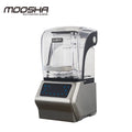 Professional Commercial Soundproof Blender with Noise Reduction Cover, Heavy Duty Smoothie Maker & Food Processor