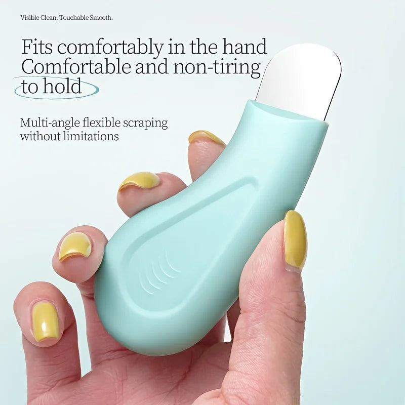 Stainless Steel Blackhead Shovel Multi‑Color Facial Pore Cleansing Tool for Dead Skin Sebum Removal with Protective Cover