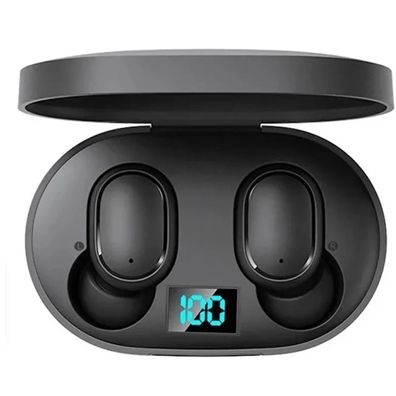 Mini Tws Earphone with Digital Battery Display Bluetooth 5.0 Lightweight and Portable Pure Stereo Sound Modern Design for Travel