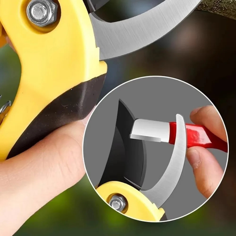Professional Kitchen Knife Sharpener - Tungsten & Diamond Ceramic Sharpening Stone For All Blades, Including Garden Shears