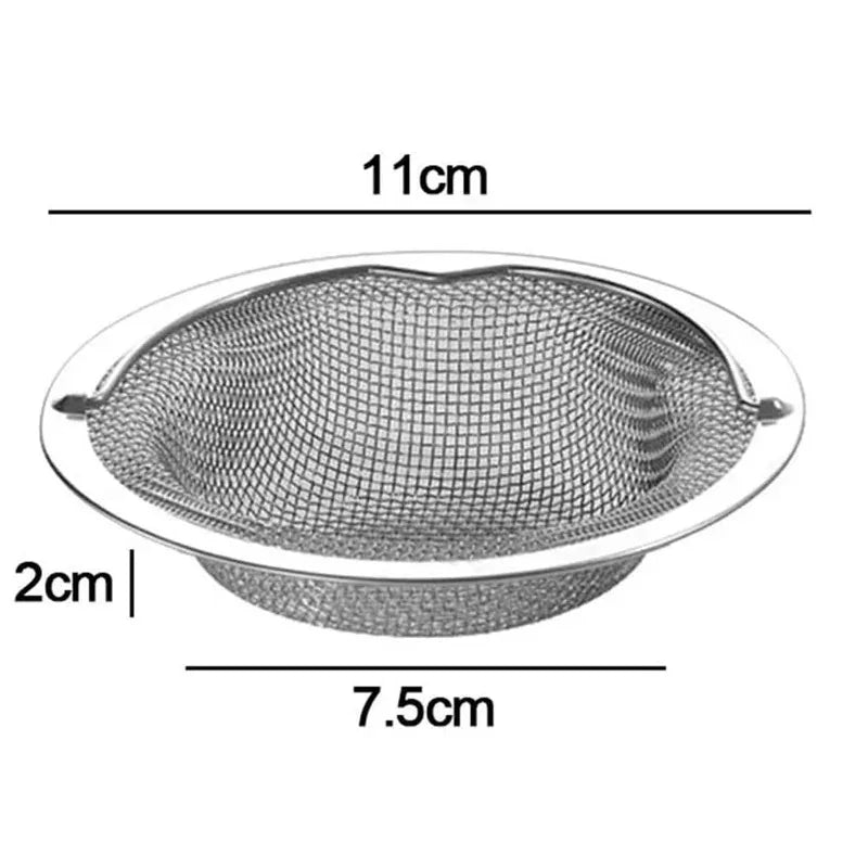 1Pc Stainless Steel Kitchen Sink Filter, Garbage Food Residue/Hair Catcher, Keep Your Bathtub