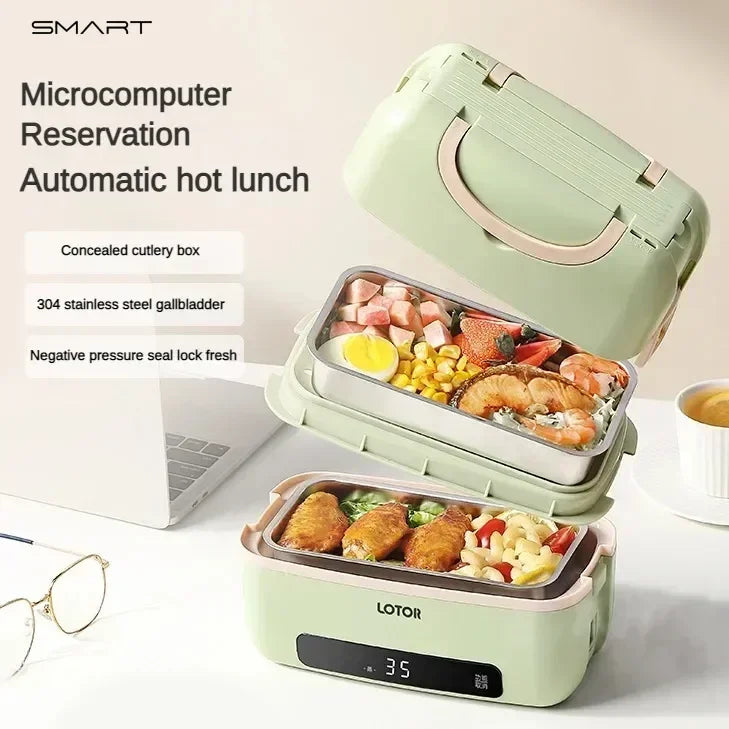 Electric Lunch Box. Plug-in for Heating and Heat Preservation. New Style Office Hot Rice Tool for Office Workers.