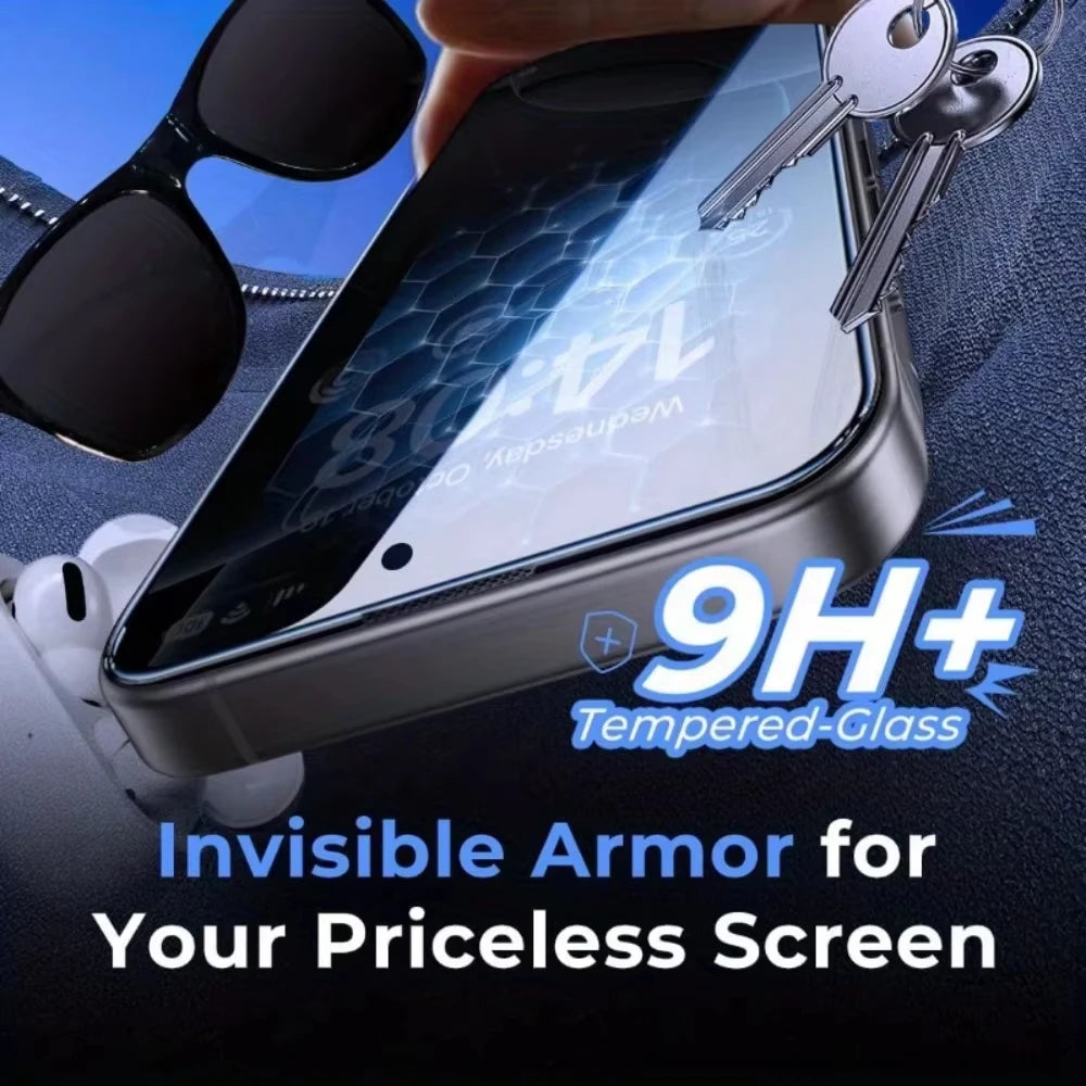 1-5PCS Privacy Tempered Glass For IPhone18 Pro Max 17 Pro Max 16 15 Pro Max 18 Pro 15 14 13 12 Mini XR XS MAX Phone Screen Guard