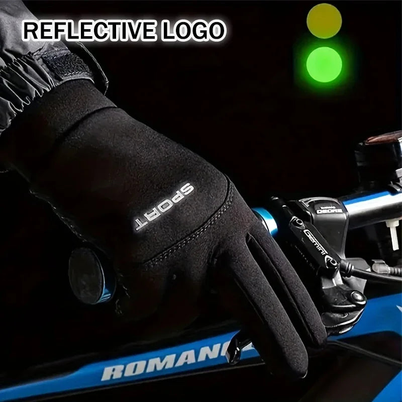 2026 New Model Winter Warm Gloves Touch Screen Windproof Cold-proof Cycling Gloves, Men's Women's Running, Hiking Skiing Gloves