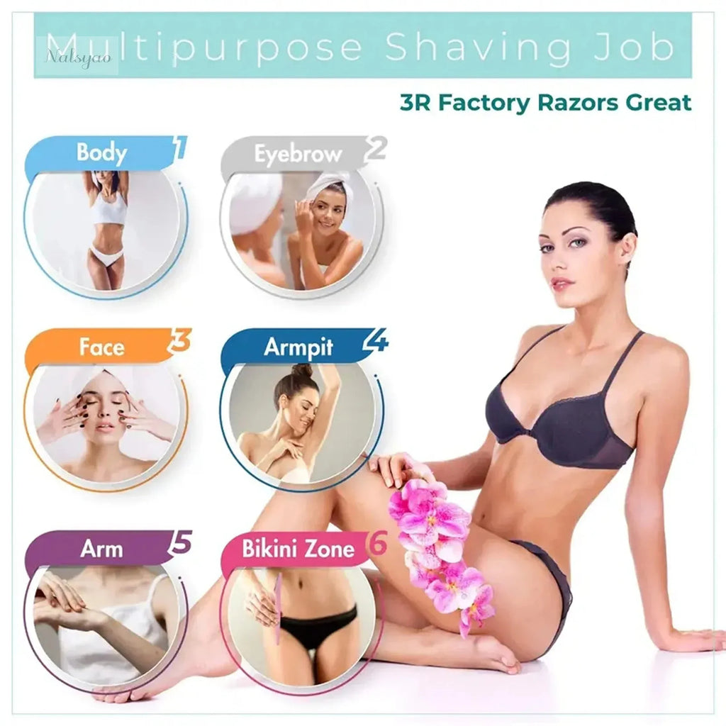 Wholesale 5/10/30/40pcs Trimmer for Women Eyebrow Men Shaver Hair Face Protective Cover Safe Rap